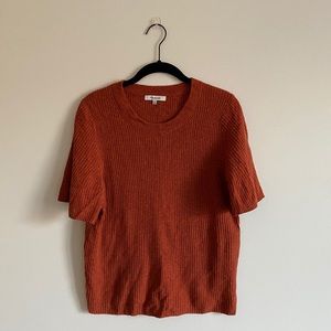 Madewell short sleeve sweater